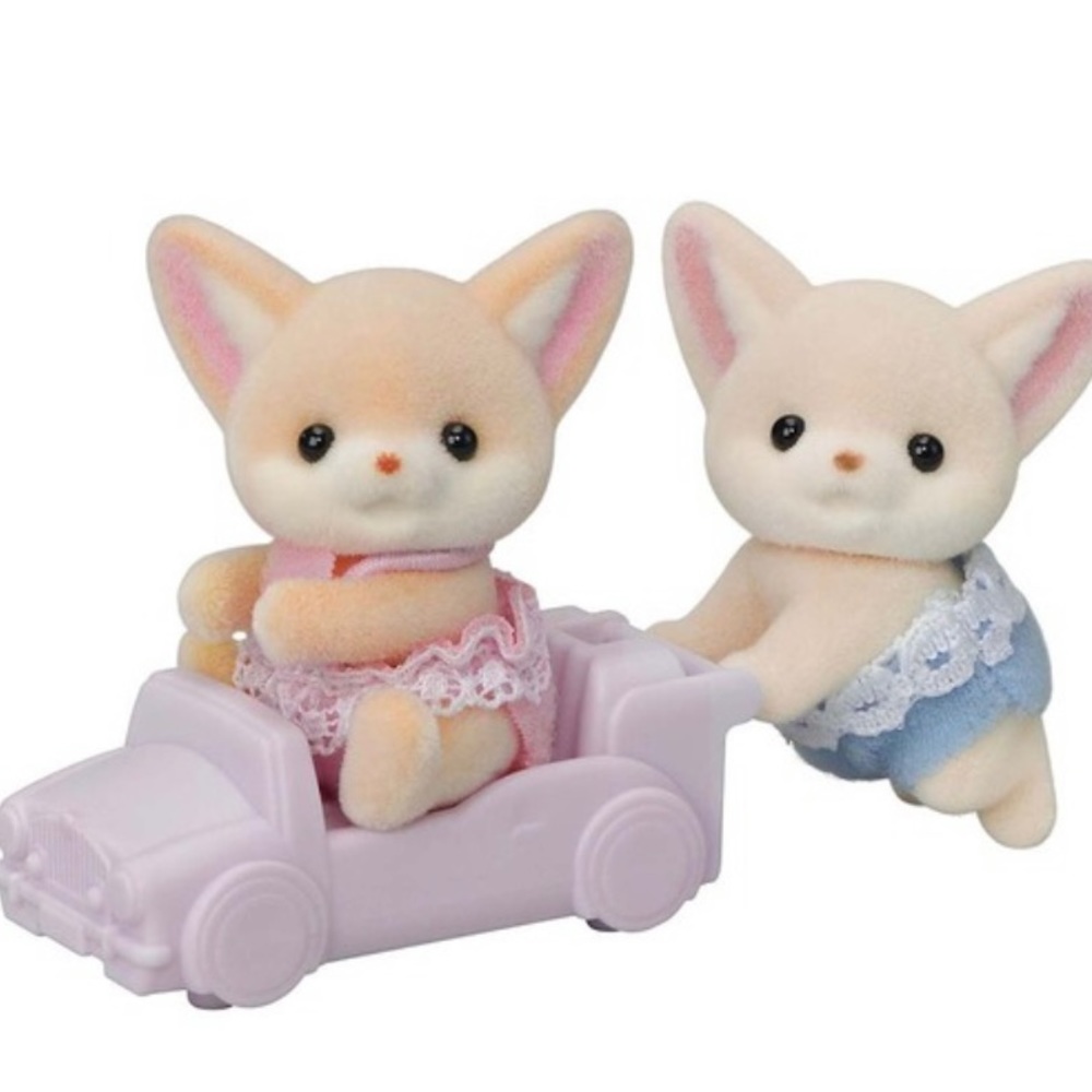 Calico Critters / Sylvanian Families Fennec Fox Baby Twins
